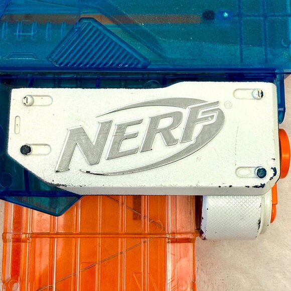 Nerf N-Strike Elite Retaliator Dart Blaster w/12 Dart Clip & Butt Ext Tested & W - Picture 9 of 12
